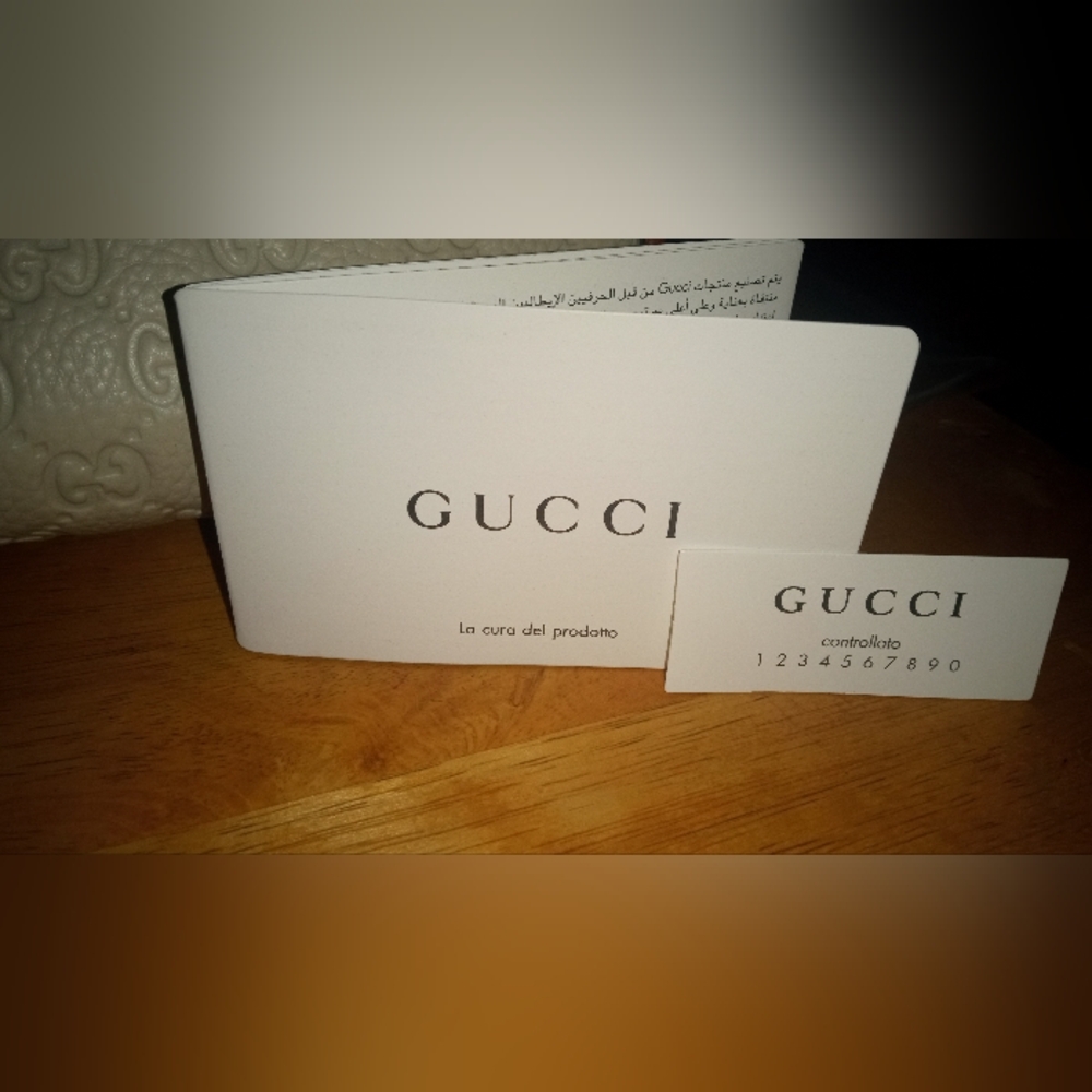New Gucci FLORENCE Cream and Brown Tote Bag LEATHER - Picture 12 of 15